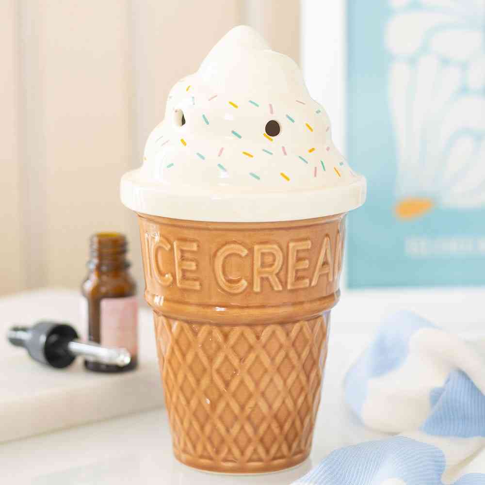 Something Different - Ice Cream Cone Oil burner - Multicolours